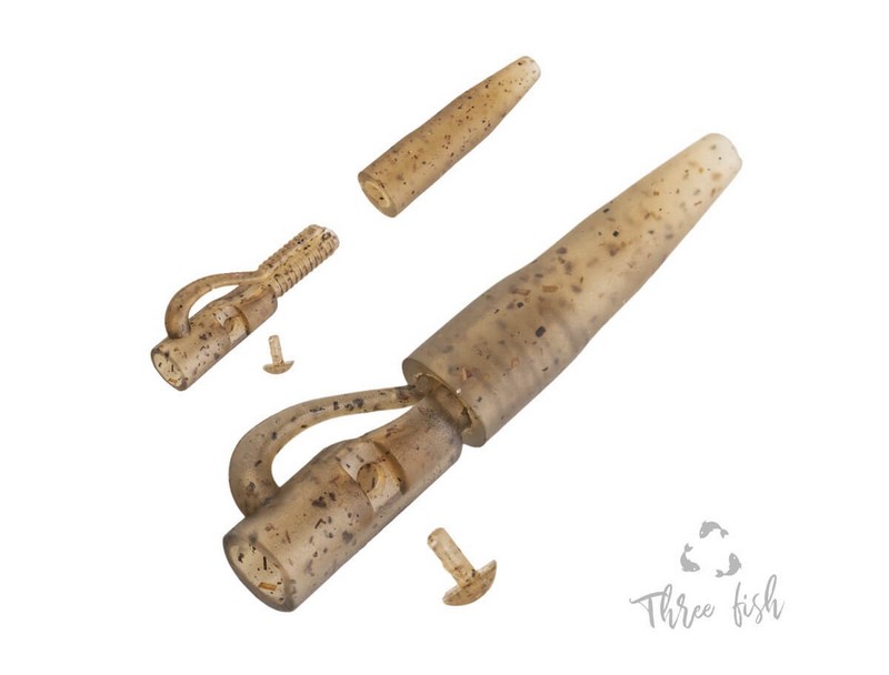 Zfish Závěska Lead Clip & Tail Rubber - závěska na zátěž s převlekem